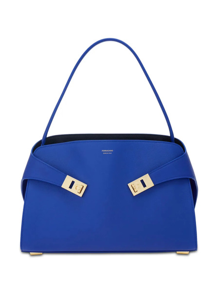  Ferragamo Medium Soft Hug Shoulder Bag - Blue 