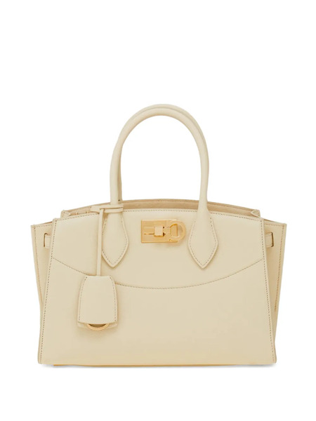  Ferragamo Medium Soft Studio Tote Bag - Neutrals 