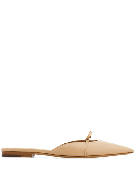  Ferragamo Mini Bow Mules - Neutrals 