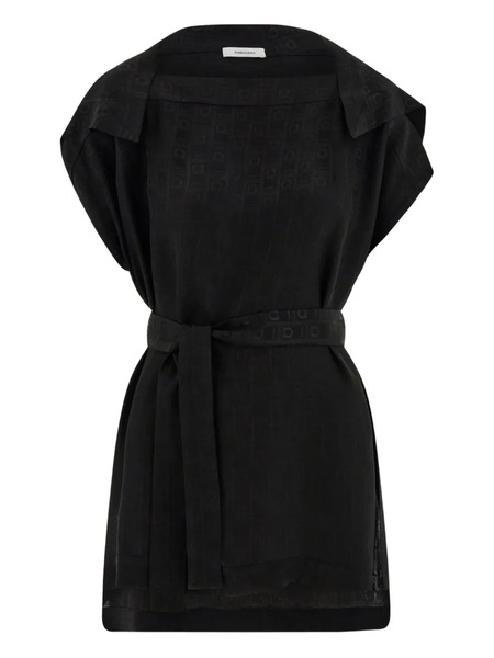  Ferragamo Ferragamo Monogram Blouse - Black 