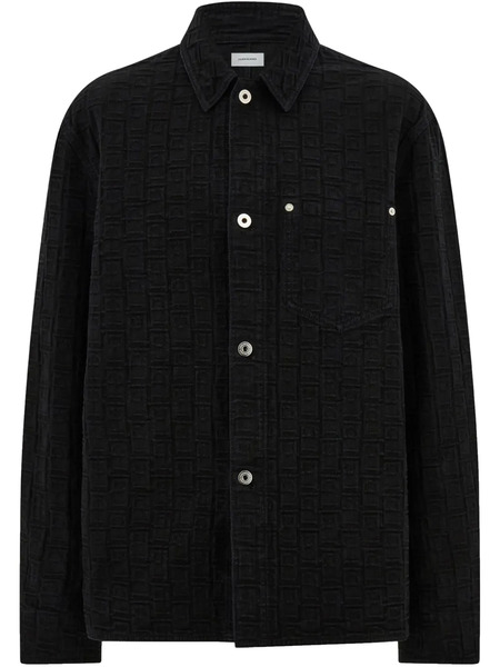  Ferragamo Monogram Shirt - Black 