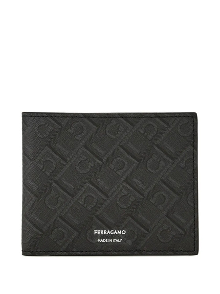  Ferragamo Monogram Wallet - Black 