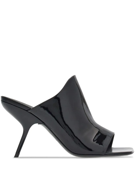  Ferragamo Open-toe Leather Sandals - Black 