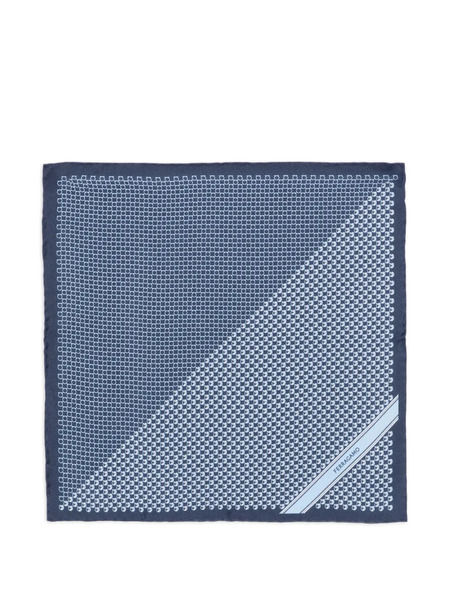  Ferragamo Pattern Scarf - Blue 