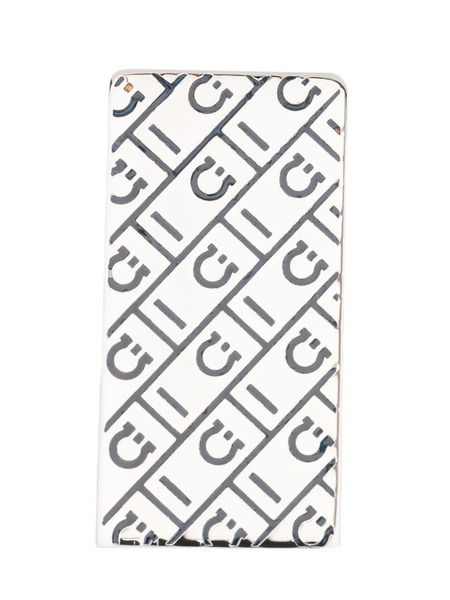  Ferragamo Patterned Pin - Silver 
