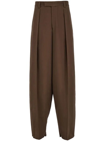  Ferragamo Pleated Trosuers - Brown 