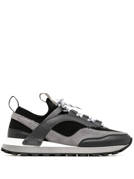  Ferragamo Pull-on Low-top Sneakers - Black 