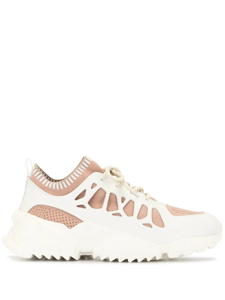  Ferragamo Raintop Low-top Sneakers - Neutrals 