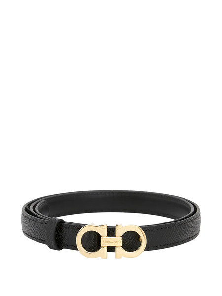  Ferragamo Reversible Leather Belt - Black 