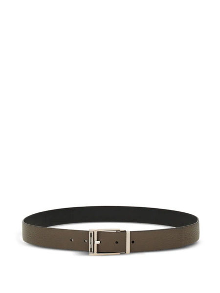  Ferragamo Reversible Leather Belt - Brown 