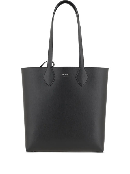 Ferragamo Reversible Tote Bag - Black 