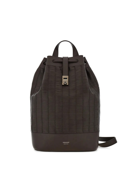  Ferragamo Sailor Backpack - Brown 