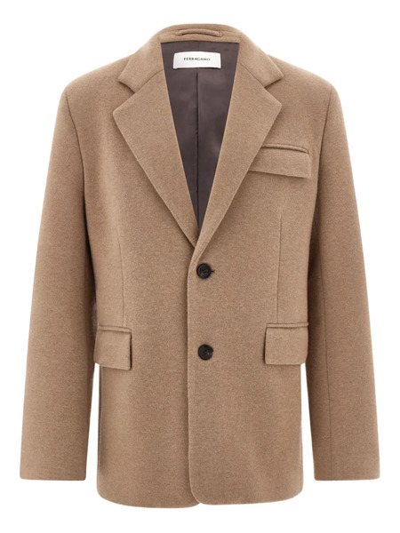  Ferragamo Single-breasted Flap-pocket Blazer - Neutrals 