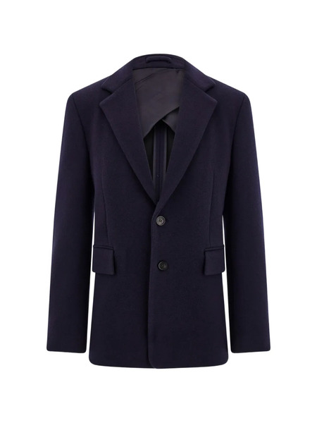  Ferragamo Single Breasted Jersey Blazer - Blue 