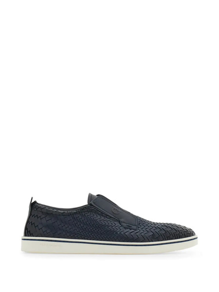  Ferragamo Slip On Sneaker - Blue 