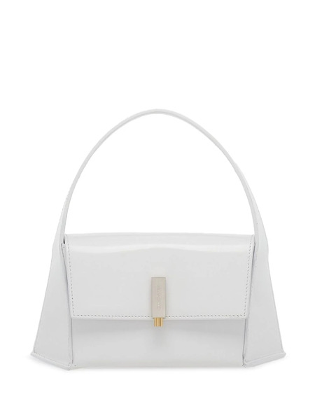  Ferragamo Small Geometric Leather Shoulder Bag - White 