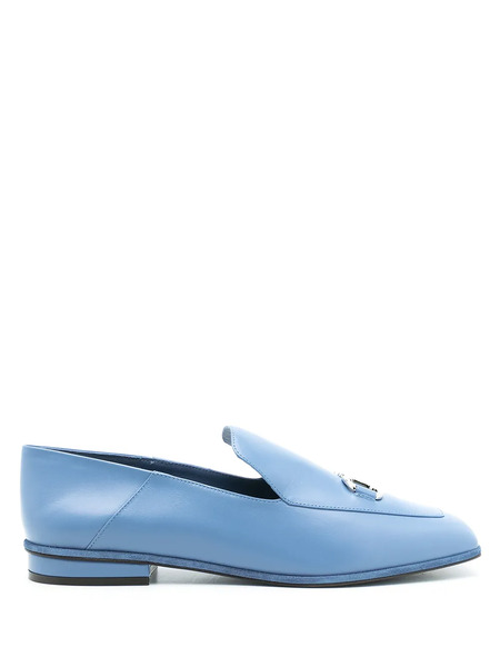  Ferragamo Square Toe Loafers - Black 