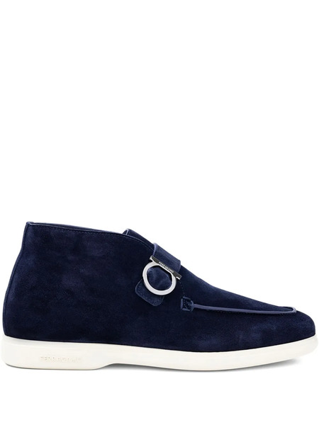  Ferragamo Suede Desert Boots - Blue 
