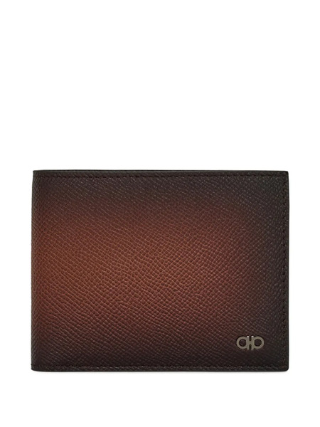  Ferragamo Two-tone Gancini Wallet - Brown 