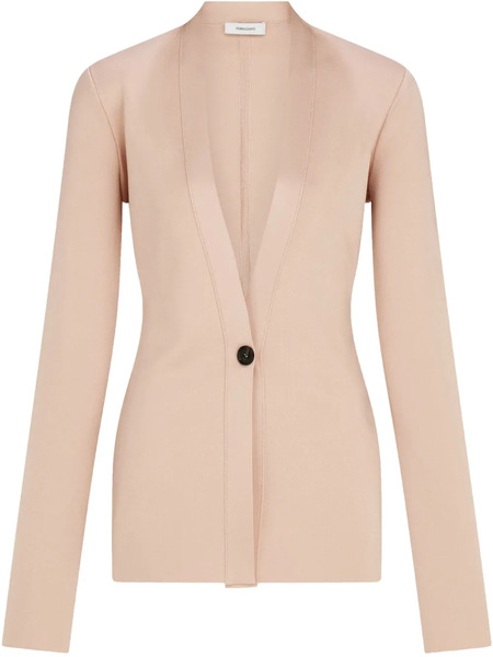  Ferragamo V-neck Cardigan - Pink 