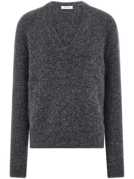  Ferragamo V-neck Jumper - Grey 
