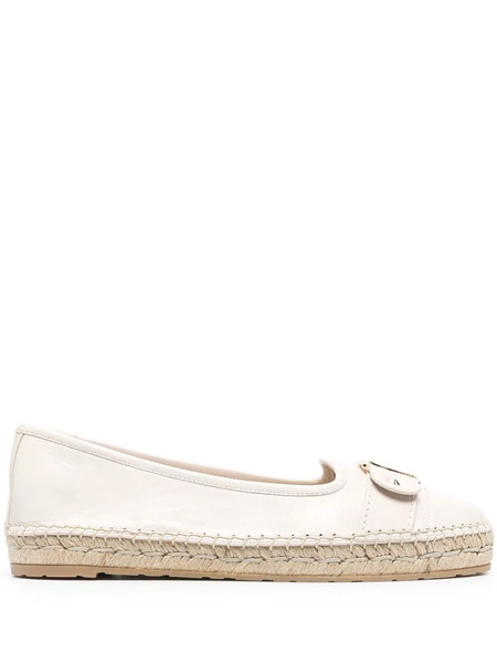  Ferragamo Vara Buckle-detail Espadrilles - Neutrals 