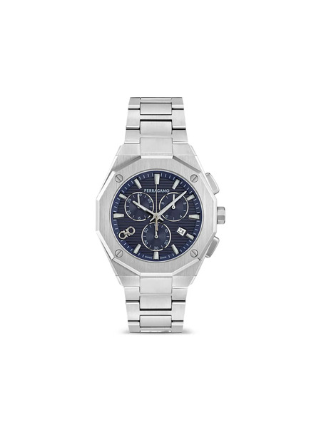  Ferragamo Versilia 42mm - Silver 