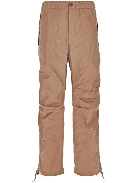  Ferragamo Wide-leg Taffeta Trousers - Neutrals 