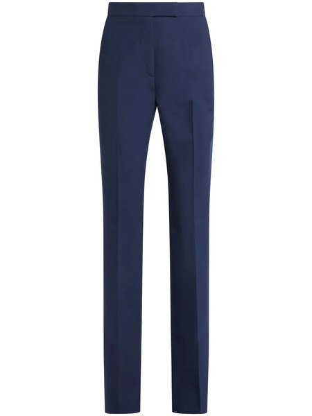  Ferragamo Wool Tailored Trousers - Blue 