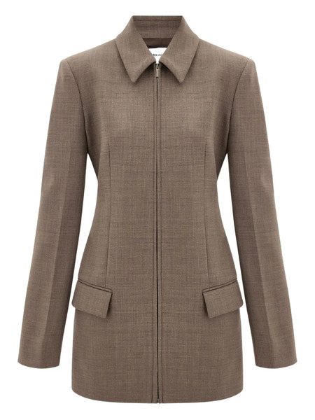  Ferragamo Zip-fastening Blazer - Brown 