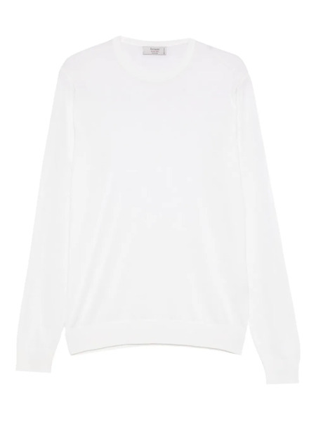  Ferrante Crew-neck Top - White 