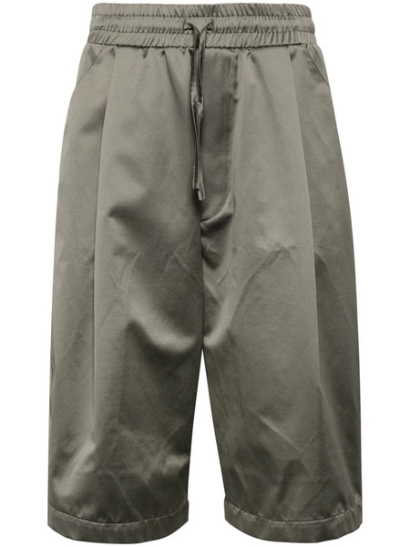  Ferrari Drawstring-waist Bermuda Shorts - Grey 