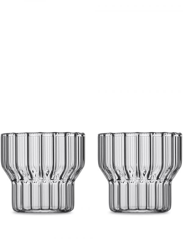  Fferrone Design Boyd 2-piece Glass Set - Neutrals 