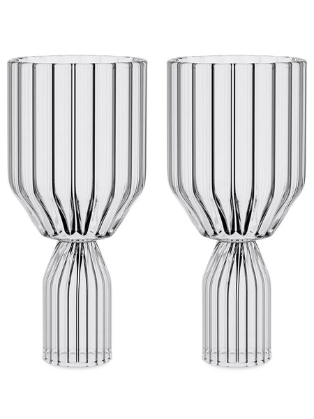  Fferrone Design Margot Wine Goblet (set Of 2) - Neutrals 