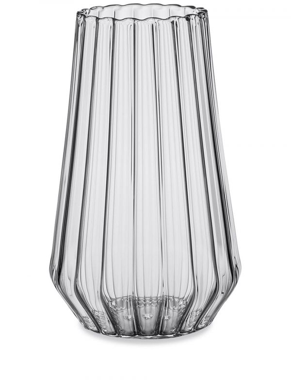  Fferrone Design Stella Large Glass Vase - Neutrals 