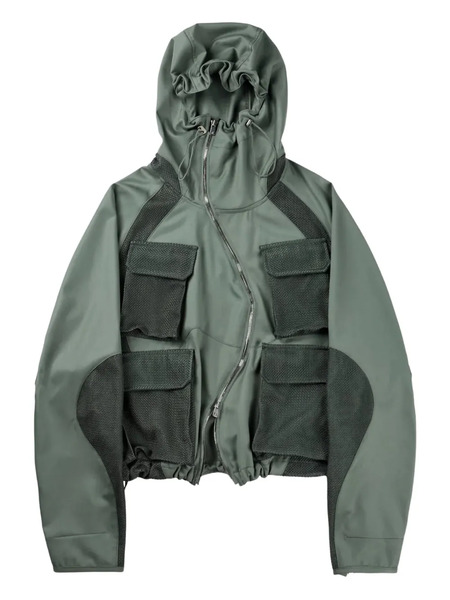  Fffpostalservice Zip-up Hooded Jacket - Green 