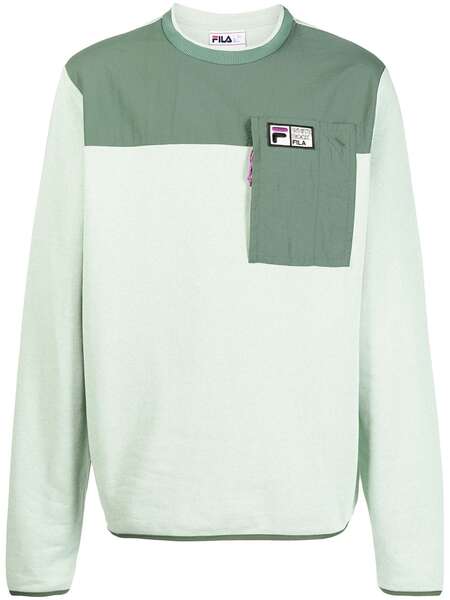  Fila Colour-block Sweatshirt - Green 