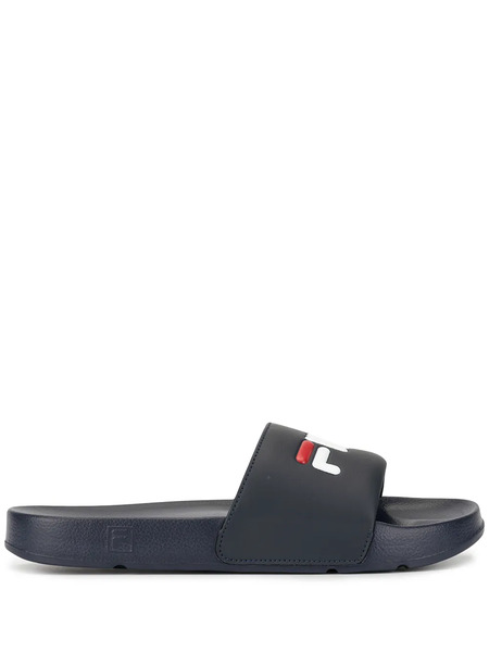  Fila Logo Pool Slides - Blue 