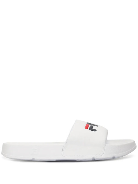  Fila Logo Pool Slides - White 