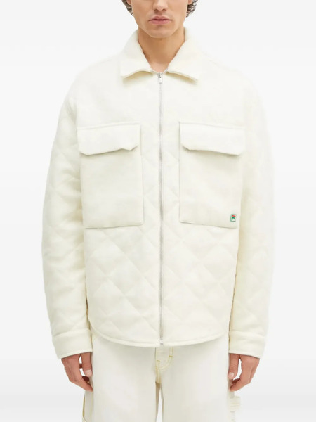  Fila Quilted Pocket Jacket - Neutrals 