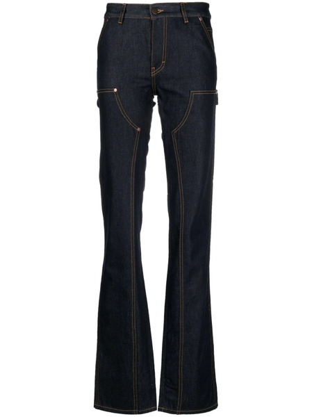  Filippa K Bootcut Carpenter Denim Jeans - Blue 