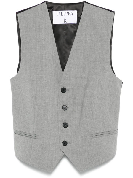  Filippa K Tailored Waistcoat - Grey 