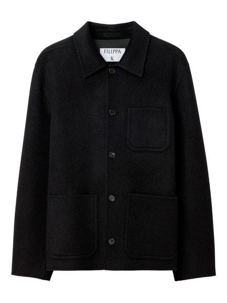  Filippa K Wool Shirt Jacket - Black 