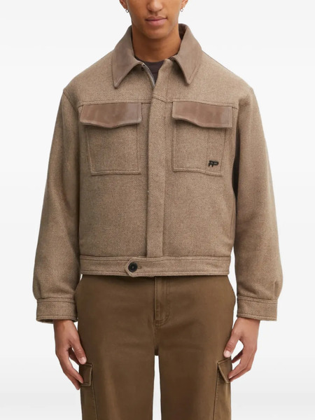  Filling Pieces Box Varsity Jacket - Neutrals 