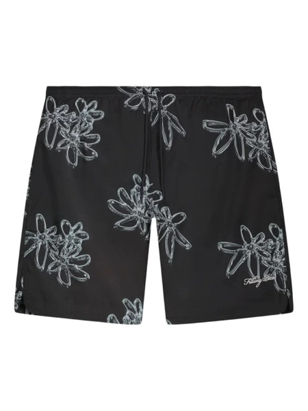  Filling Pieces Chrome Flower Swim Shorts - Black 