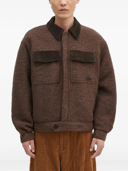 Filling Pieces Flap-pocket Collared Jacket - Brown 
