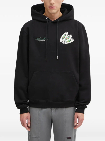  Filling Pieces Graphic-print Hoodie - Black 