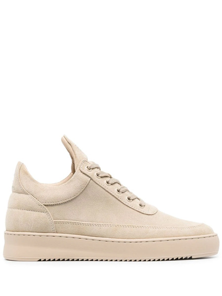  Filling Pieces Logo-embroidered Suede Sneakers - Neutrals 