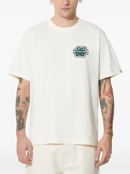  Filling Pieces Logo-patch T-shirt - Neutrals 