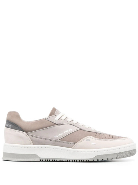  Filling Pieces Logo-print Suede Sneakers - Neutrals 